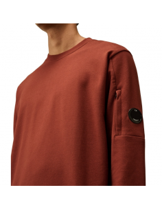 Sweat-shirt CP COMPANY Homme – Rose, Coton, Taille M, Encolure Ras-du-cou, Neuf Avec étiquettes