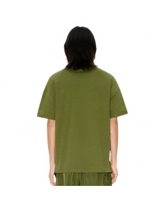 T-shirt 'Boke Flower 2.0' En Coton Kaki Kenzo présenté porté de face ｜Soulery Toulouse 2