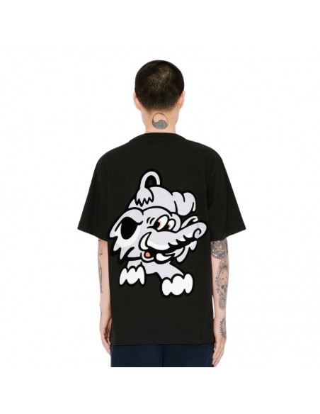 T-shirt Oversize 'KENZO by Verdy' En Coton Noir Kenzo présenté porté de dos｜Soulery Toulouse