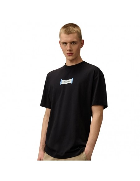 Tee-shirt Jersey Logo Coton 30/1 Total Eclipse C.P. Company présenté de face porté｜Soulery Toulouse