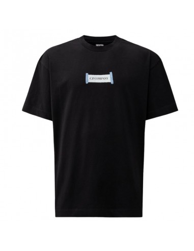 Tee-shirt Jersey Logo Coton 30/1 Total Eclipse C.P. Company présenté de face｜Soulery Toulouse