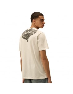 Tee-Shirt Jersey Back Goggle Gauze White C.P. Company présenté de face porté｜Soulery Toulouse 2