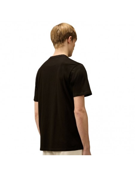 Tee-Shirt Jersey Logo Label Black C.P. Company présenté de dos porté｜Soulery Toulouse
