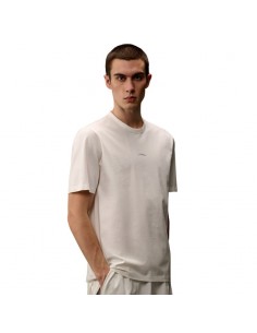 Tee-Shirt Jersey Metropolis Mercerized Gauze White C.P. Company présenté de face porté｜Soulery Toulouse