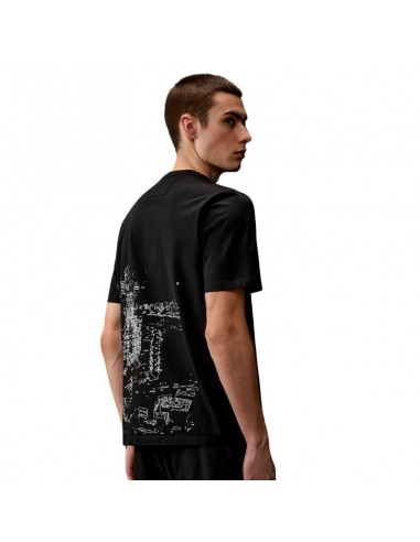 Tee-Shirt Jersey Metropolis Mercerized Noir C.P. Company présenté de dos porté|Soulery Toulouse Tee-Shirt Jersey Metropolis Mercerized Noir C.P. Company présenté de dos porté|Soulery Toulouse