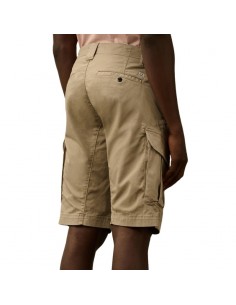 Short Cargo Stretch Sateen Vintage Khaki C.P. Company présenté de face porté｜Soulery Toulouse 2