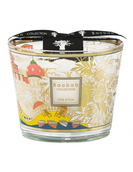 Bougie Parfumée Cote d'Azur Max 10 Baobab Collection présentée de face｜Soulery Toulouse
