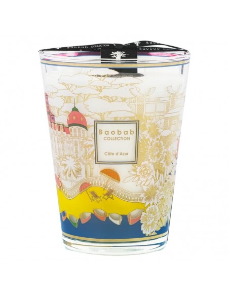 Bougie Parfumée Cote d'Azur Max 24 Baobab Collection présentée de face｜Soulery Toulouse