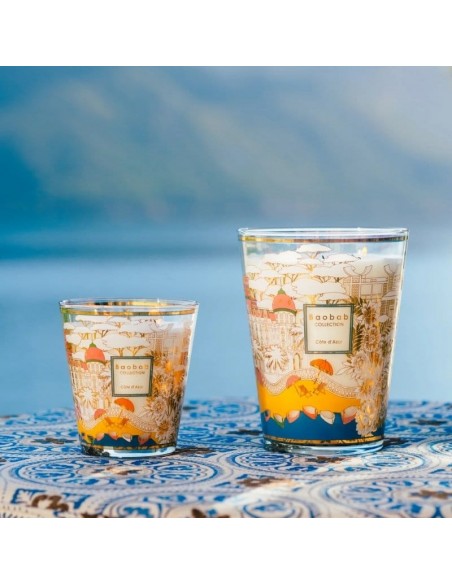 Bougie Parfumée Cote d'Azur Max 24 Baobab Collection présentée en double｜Soulery Toulouse
