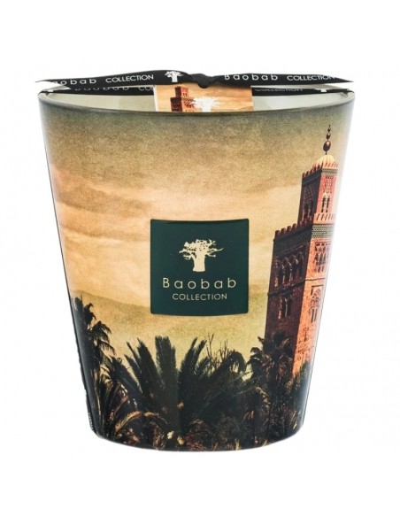 Bougie Parfumée Orientaliste Koutoubia Max16 Baobab Collection présentée de face｜Soulery Toulouse