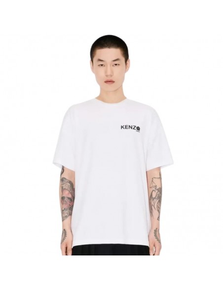 T-shirt 'Boke Flower 2.0' en coton pour Homme présenté de face porté| Toulouse Soulery