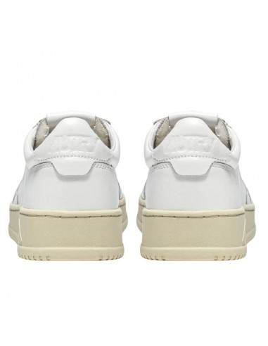 Baskets Medalist Low en Cuir Blanc Autry présentées de dos｜Soulery Toulouse