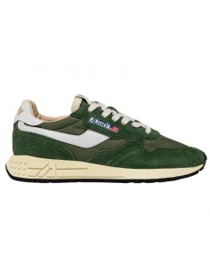 Baskets Reelwind Low En Nylon Et Daim Military Autry présentées de profil｜Soulery Toulouse