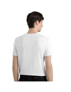 T-shirt En Coton À Imprimé Blanc Dolce & Gabbana présenté de face porté｜Soulery Toulouse 2