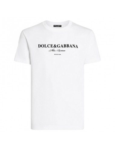 T-shirt En Coton À Imprimé Blanc Dolce & Gabbana présenté de face|Soulery Toulouse T-shirt En Coton À Imprimé Blanc Dolce & Gabbana présenté de face|Soulery Toulouse