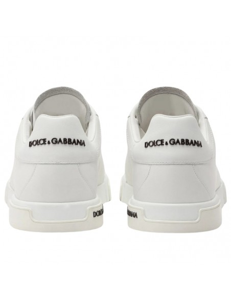 Sneakers Portofino Light Blanc Dolce&Gabbana présenté de dos｜Soulery Toulouse