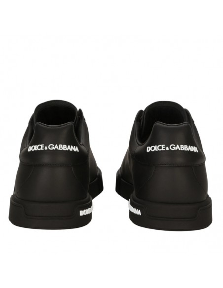 Sneakers Portofino Light Noir Dolce&Gabbana présenté de dos｜Soulery Toulouse