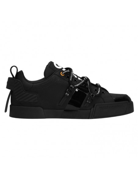 Dolce&Gabbana - Sneakers Strobel Portofino Light En Cuir De Veau Noir