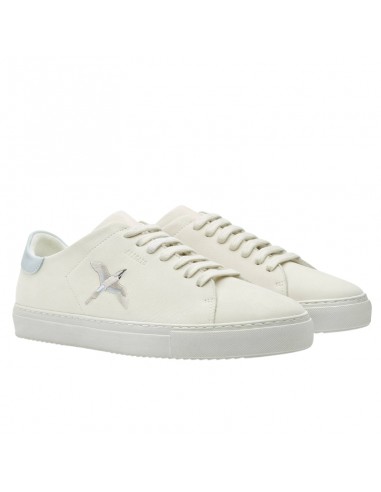 Clean 90 B Bird Sneaker White et Light Blue Axel Arigato présentées de face｜Soulery Toulouse