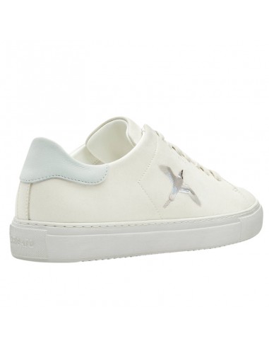 Clean 90 B Bird Sneaker White et Light Blue Axel Arigato présentées de dos｜Soulery Toulouse
