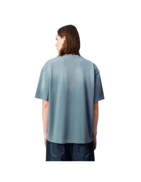 T-shirt Dégradé Bleu Poussiéreux Axel Arigato, présenté de dos｜Soulery Toulouse