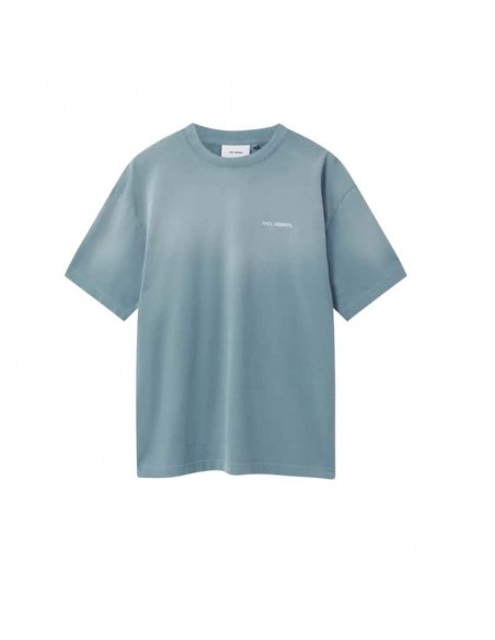 T-shirt Dégradé Bleu Poussiéreux Axel Arigato, présenté de face｜Soulery Toulouse