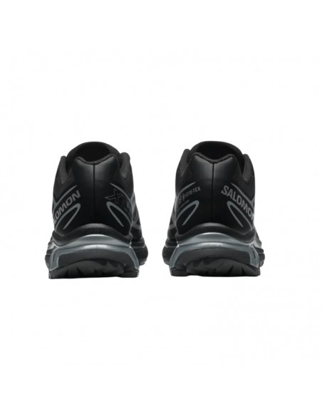 Sneaker XT-6 GORE-TEX Black / Ftw Silver Salomon Homme, présentées de dos｜Soulery Toulouse