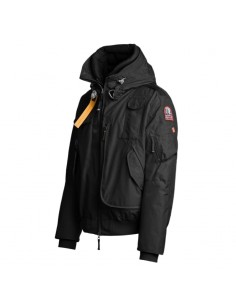 Bomber à Capuche Gobi Noir Parajumpers Homme, présenté de face|Soulery Toulouse 2