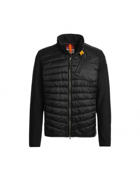 Veste Hybride Jayden Noire Parajumpers Homme, présentée de face｜Soulery Toulouse