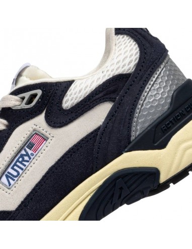 Sneaker Hyperway En Mesh Et En Daim Space Et Argent Autry, zoom sur le logo｜Soulery Toulouse