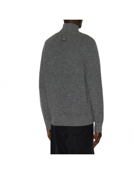 Cardigan Benett Gris Homme Isabel Marant, présenté de dos｜Soulery Toulouse
