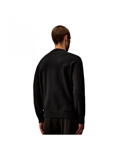 Pull Ras Du Cou En Laine Mérinos Extrafine Metropolis Noir C.P. Company, présenté porté de dos｜Magasin pour Homme Toulouse