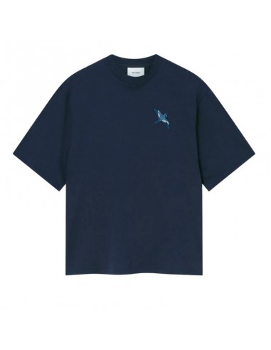 T-shirt Micro Bee Bird Marine Axel Arigato, présenté de face ｜Boutique Homme Toulouse