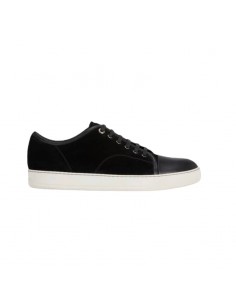 Sneakers DBB1 Noires en Suède et Cuir Lanvin Paris | Boutique Homme Toulouse
