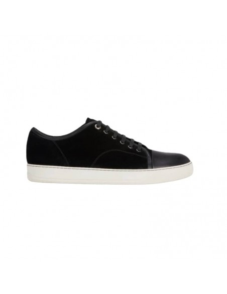 Sneakers DBB1 Noires en Suède et Cuir Lanvin Paris | Boutique Homme Toulouse