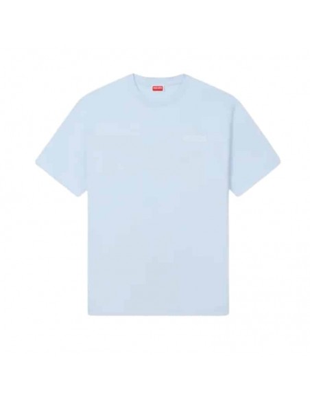 T-shirt 'KENZO City' en coton Bleu Clair Kenzo, présenté de face｜Soulery Toulouse