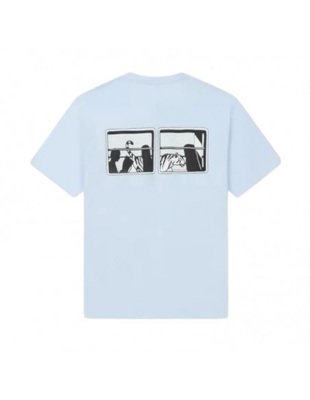 T-shirt 'KENZO City' en coton Bleu Clair Kenzo, présenté de dos｜Soulery Toulouse