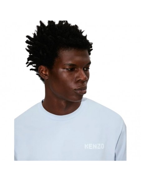 Kenzo - T-shirt 'KENZO City' en coton Bleu Clair