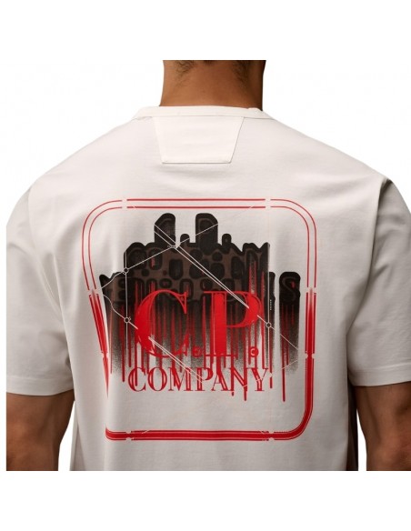 T-shirt Graphique En Jersey Metropolis C.P. Company, présenté porté de dos ｜Boutique Homme Toulouse