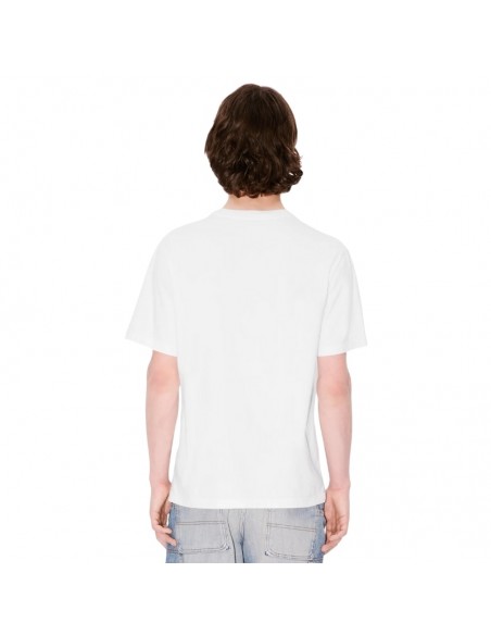 T-shirt brodé 'KENZO Archive Bouquet' en coton Off White Kenzo, présenté porté de dos｜Boutique Homme Toulouse
