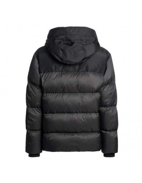 Veste À Capuche Tyrik Noire Parajumpers présentée portée de dos｜Boutique Homme Toulouse