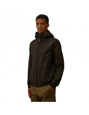 Veste à Capuche CP Shell-R Noir C.P. Company présentée portée de face｜Magasin Homme Toulouse