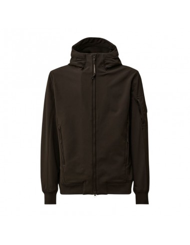 Veste à Capuche CP Shell-R Noir C.P. Company présentée de face｜Magasin Homme Toulouse