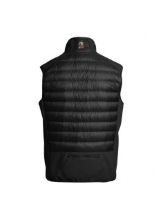 Gilet Hybride Zavier Noir Parajumpers présenté porté de face｜Boutique Homme Toulouse 2