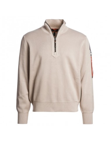 Pull Encolure Ras-Du-Cou Basic Scoe Mastic Parajumpers présenté de face｜Boutique Homme Toulouse