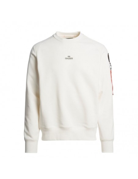 Sweat À Col Ras-Du-Cou Sabre Basic Purity Parajumpers présenté de face｜Boutique Homme Toulouse