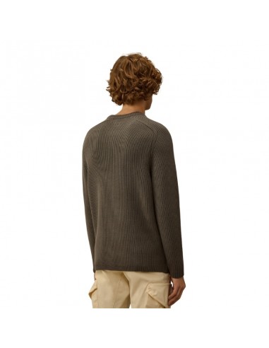 Pull Ras Du Cou Côtelé À Lentilles Gunmetal Gris C.P. Company présenté porté de dos|Boutique Homme Toulouse Pull Ras Du Cou Côtelé À Lentilles Gunmetal Gris C.P. Company présenté porté de dos|Boutique Homme Toulouse