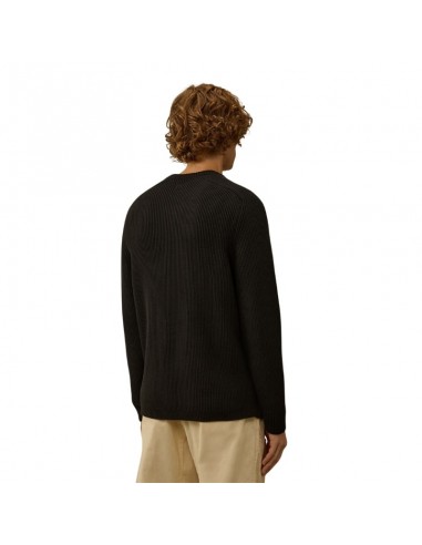 Pull Ras Du Cou Côtelé À Lentilles Noir C.P. Company présenté porté de dos｜Boutique Homme Toulouse