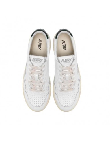 Sneakers Medalist Low En Cuir Blanc & Mountain Autry présenté de haut｜Boutique Homme Toulouse