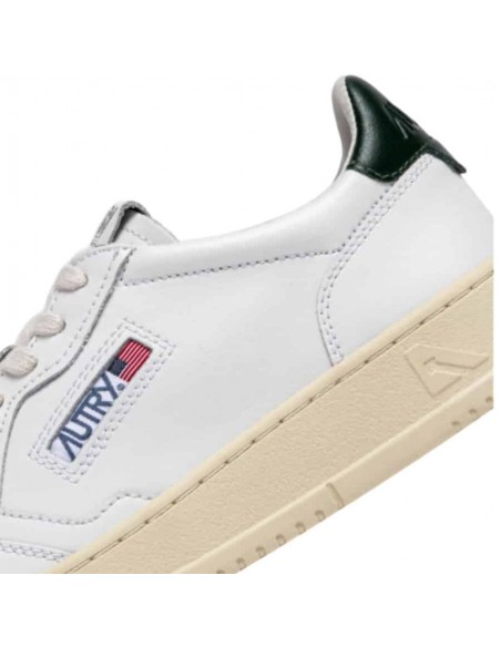 Sneakers Medalist Low En Cuir Blanc & Mountain Autry présenté de face｜Boutique Homme Toulouse
